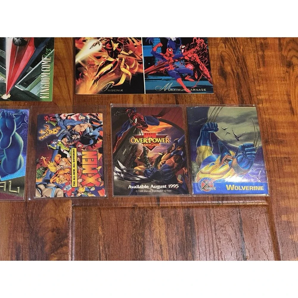 Lot of (12) Marvel DC Trading Promo Cards Batman Superman X-Men Spider-Man +